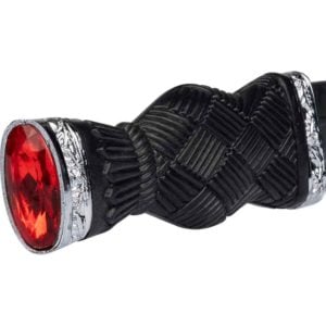 Red Gem Cross-Hatch Sgian Dubh