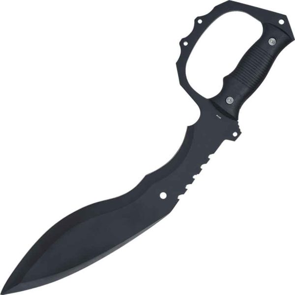 Black Sawback Kukri Machete