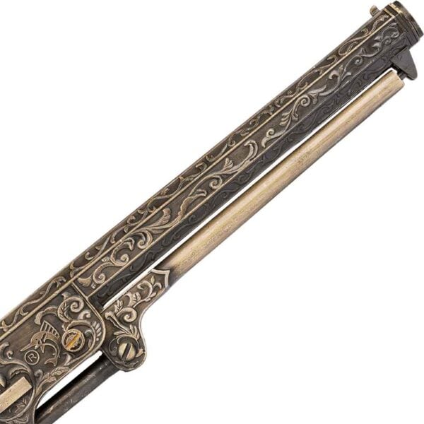 Antique Brass Revolver