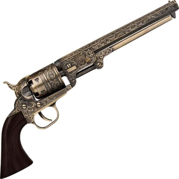 Antique Brass Revolver