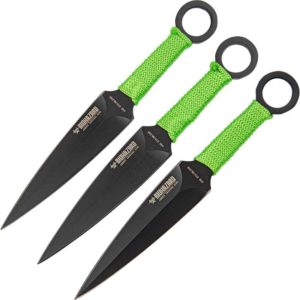 3 Piece Biohazard Apocalyptic Ninja Kunai