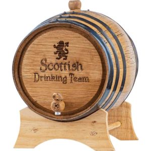 Scottish Drinking Team 5 Liter Oak Barrel