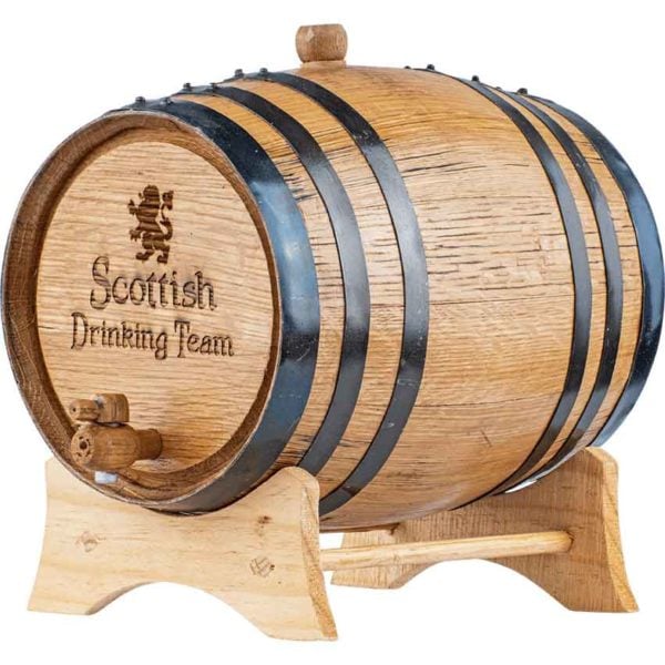 Scottish Drinking Team 5 Liter Oak Barrel