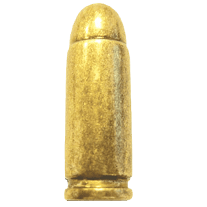 Replica M1 Submachine Gun Bullets - Package of 6
