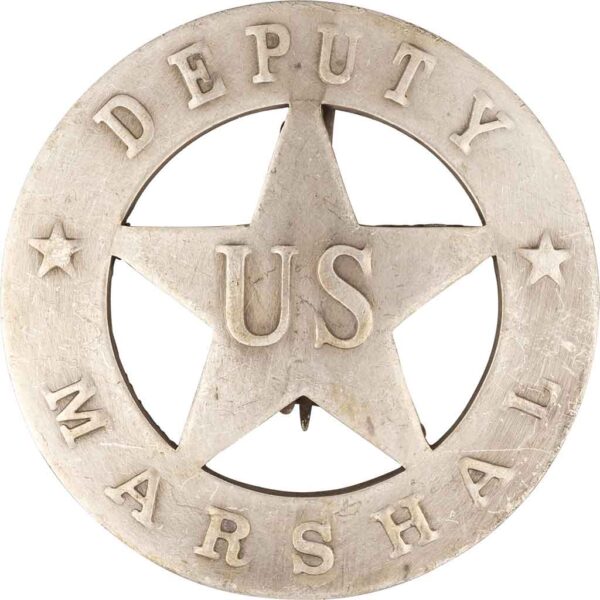 Round Deputy US Marshal Badge