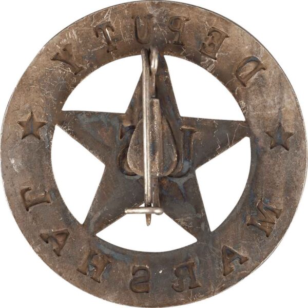 Round Deputy US Marshal Badge