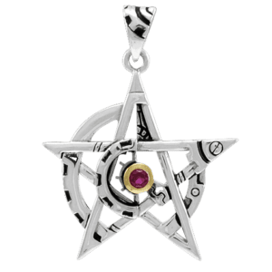 Steampunk Pentagram Pendant