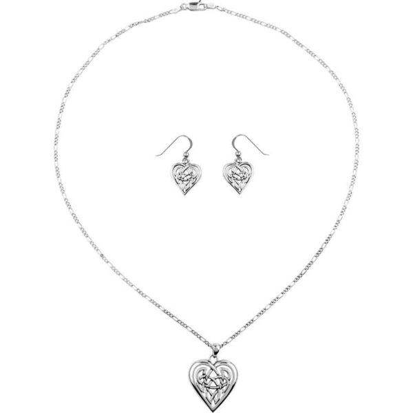 Celtic Heart Jewelry Set