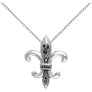 Elegant Fleur De Lis Pendant