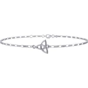 Celtic Triquetra Knot Anklet