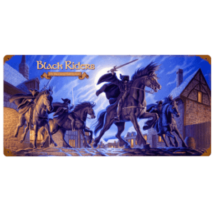 Black Riders LOTR Vintage Metal Sign