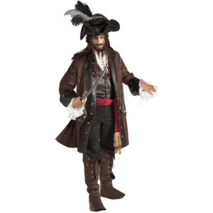 Mens Deluxe Caribbean Pirate Costume