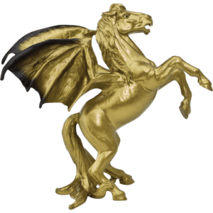 Golden Areion Figurine