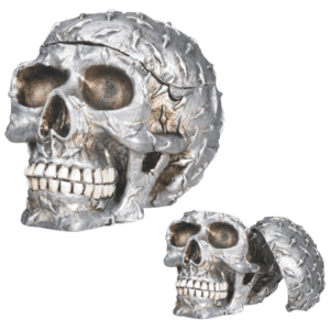 Diamond Plate Skull Container