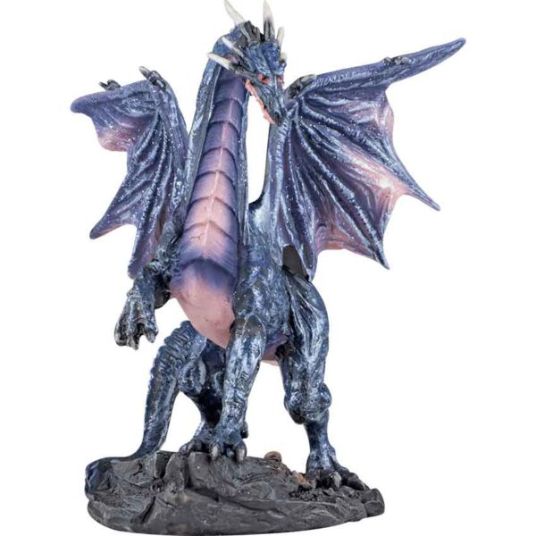 Small Midnight Dragon Statue