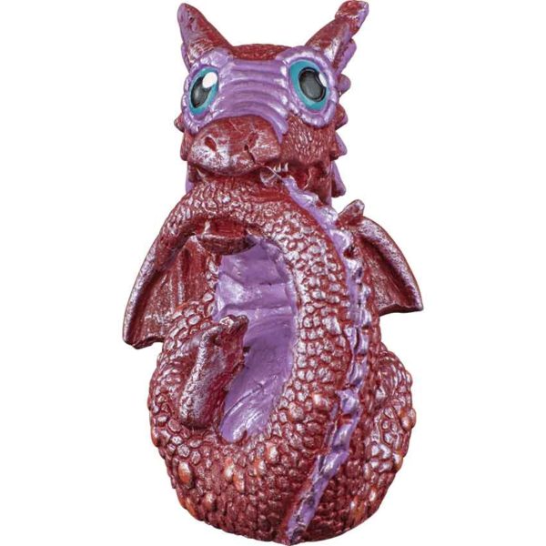 Red Baby Dragon Statue