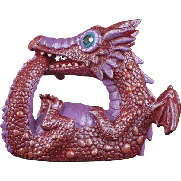 Red Baby Dragon Statue