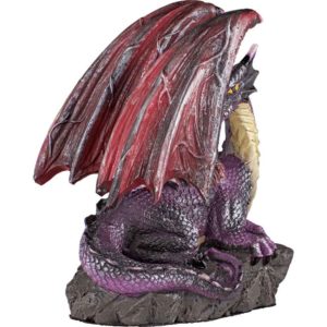 Resting Purple Dragon Statue