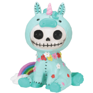 Furrybones Unie Teal Unicorn Statue