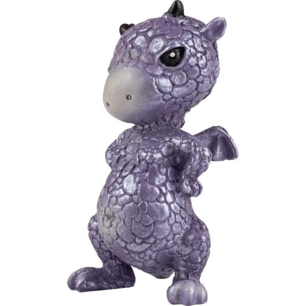 Purple Surly Dragon Statue
