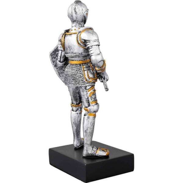 Medieval Knight with Axe Statue
