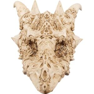 Elegant Dragon Skull Statue
