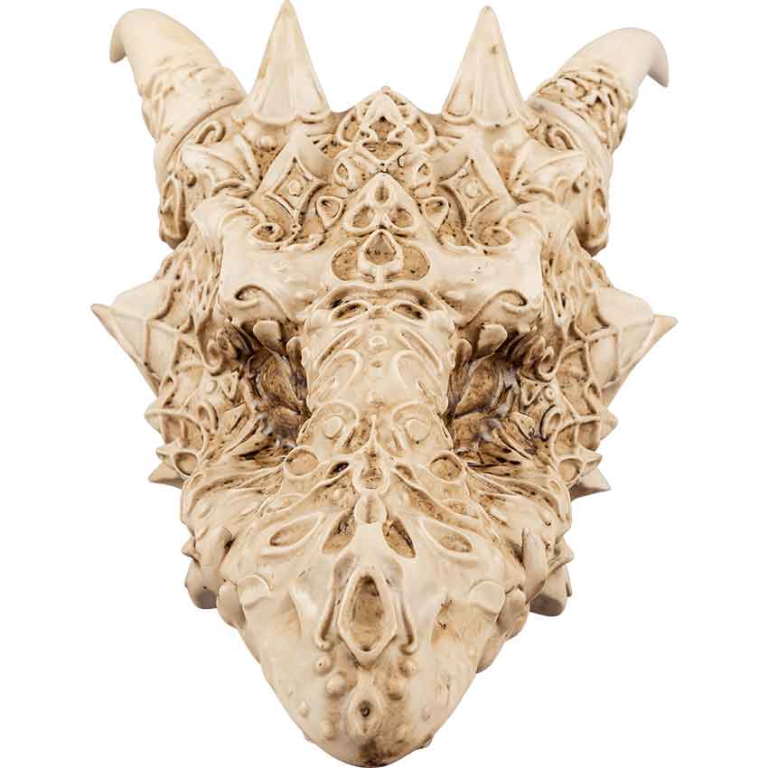 Elegant Dragon Skull Statue