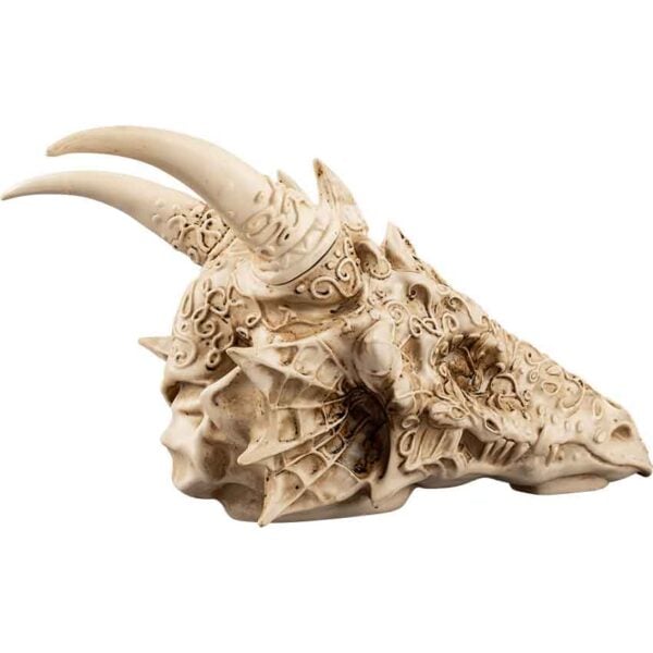 Elegant Dragon Skull Statue