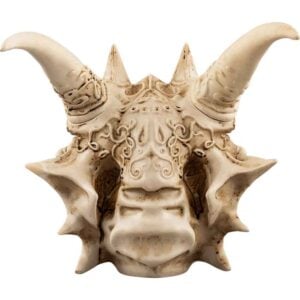 Elegant Dragon Skull Statue