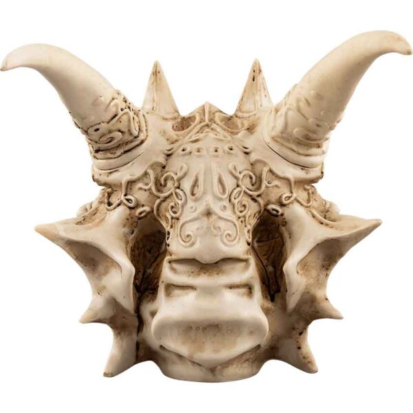 Elegant Dragon Skull Statue