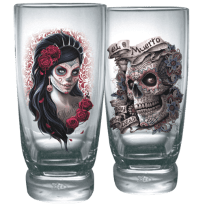 Day of the Dead Water Glass Set
