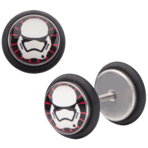 First Order Stormtrooper Screw Back Earrings