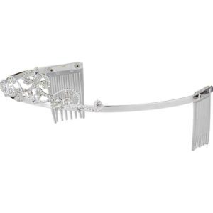 Crystal Fleur de Lis Tiara