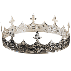 Silver Medieval Crown