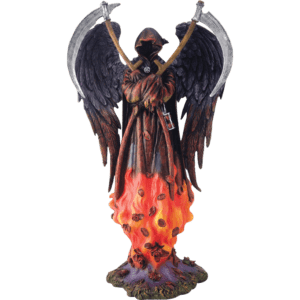 Flaming Reaper Statue