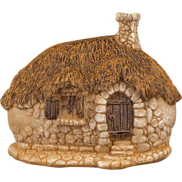 Thatch-Roofed Fairy House