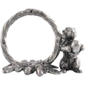 Pewter Squirrel Napkin Ring