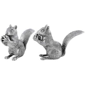 Pewter Squirrel Salt and Pepper Shakers