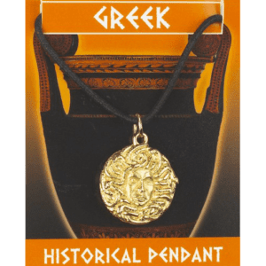 Gold Plated Medusa Necklace