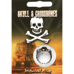 Pewter Pirate Gem Ring