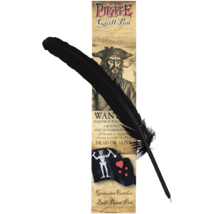 Black Pirate Quill Pen