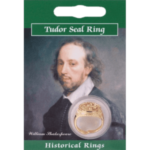 Gold Plated Tudor Seal Ring