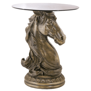 Horse Head End Table