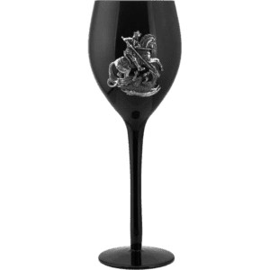 St. George and the Dragon Wine Glass