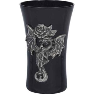 Dragon with Rose Shot Glass