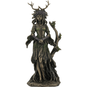 Bronze Guardian Goddess of the Trees Statue
