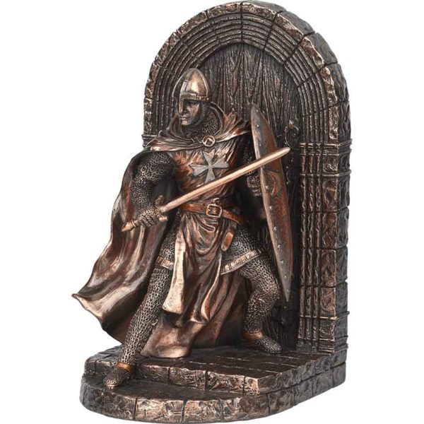 Norman Crusader Guarding Door Bookend