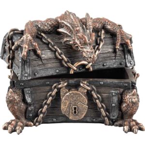 Dragon Breaking out of Chained Chest