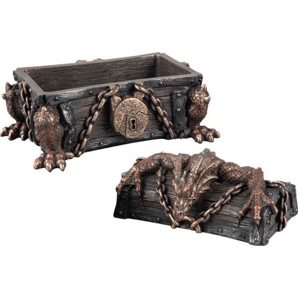 Dragon Breaking out of Chained Chest