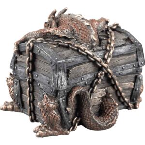 Dragon Breaking out of Chained Chest